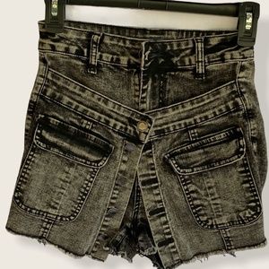 Shein Black Denim Shorts